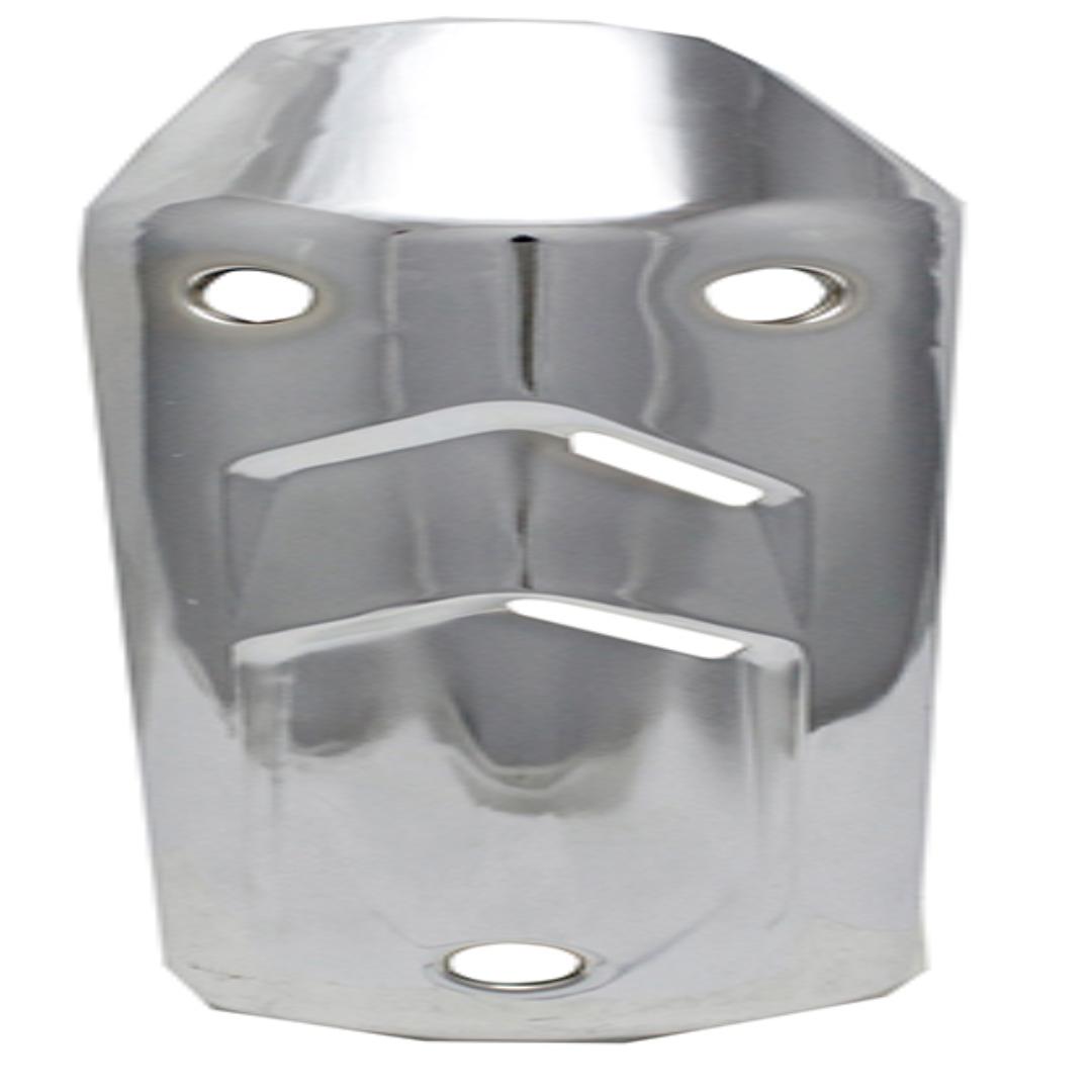 PROTETOR ESCAPAMENTO CROMADO FAZER250 05/10
