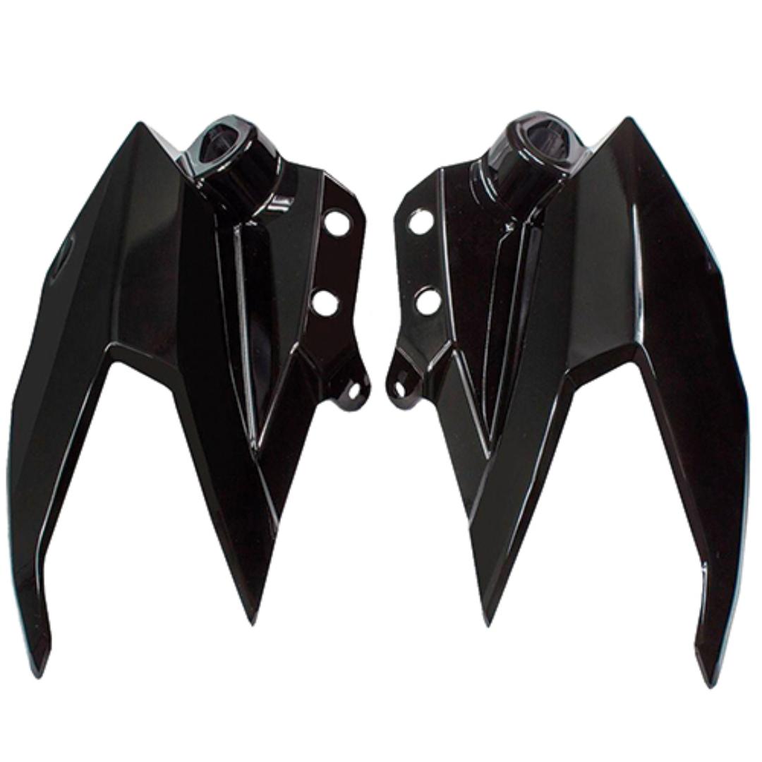 CARENAGEM LATERAL FAROL PRETO FAZER 250 18/ PAR