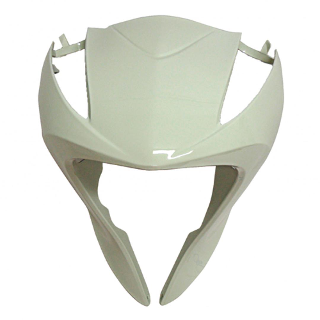 BICO FRONTAL BRANCO SEM FAIXA BIZ125 EX 13/14
