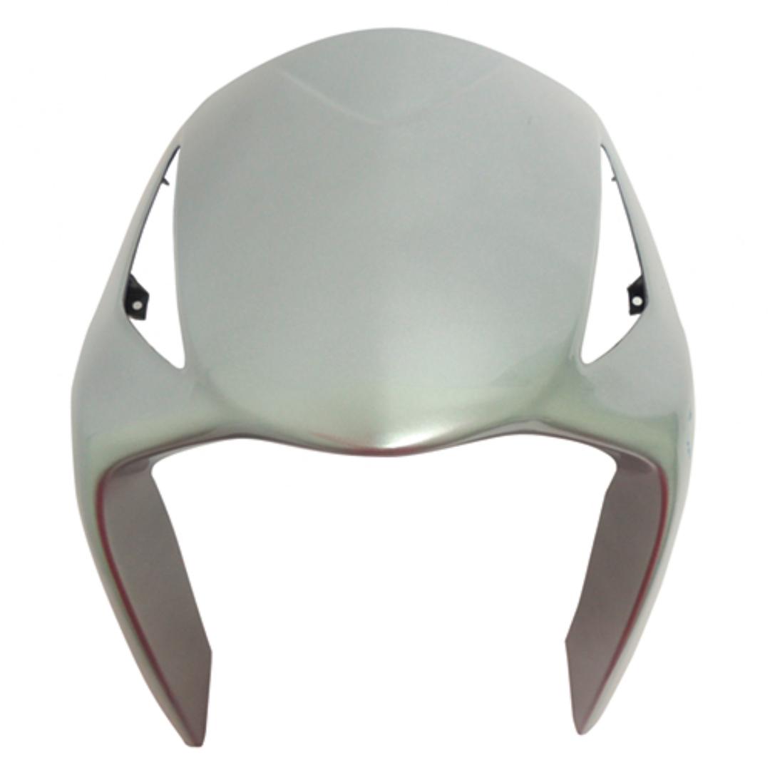 BICO FRONTAL PRATA METALICO SEM FAIXA BIZ125 06/07