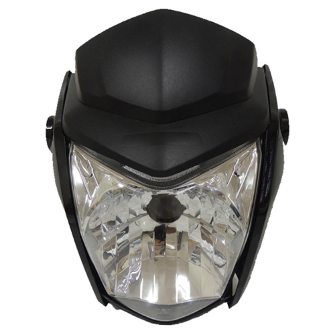FAROL COMPLETO COM CARENAGEM PRETO FOSCO FAN125/150 /TITAN150 14/15