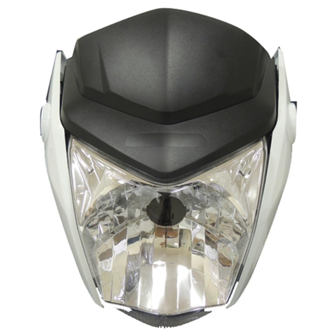FAROL COMPLETO COM CARENAGEM BRANCO FAN125 /TITAN150 14