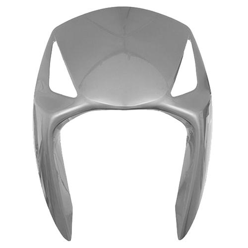 BICO FRONTAL PRATA METALICO S/FAIXA BIZ125 06/07