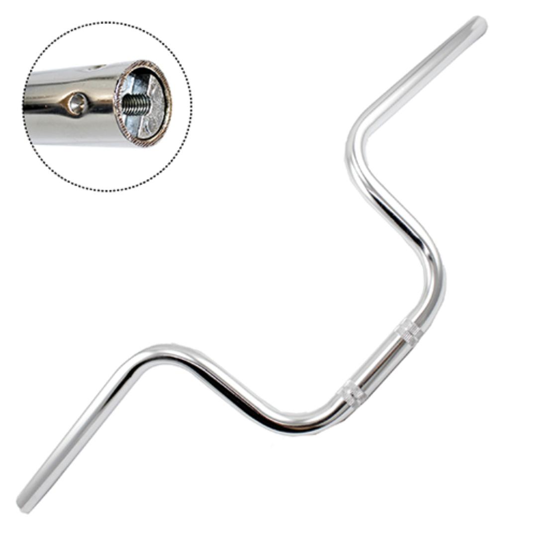 GUIDAO C/SUPORTE P/PESO CROMADO TITAN150 ES/KS