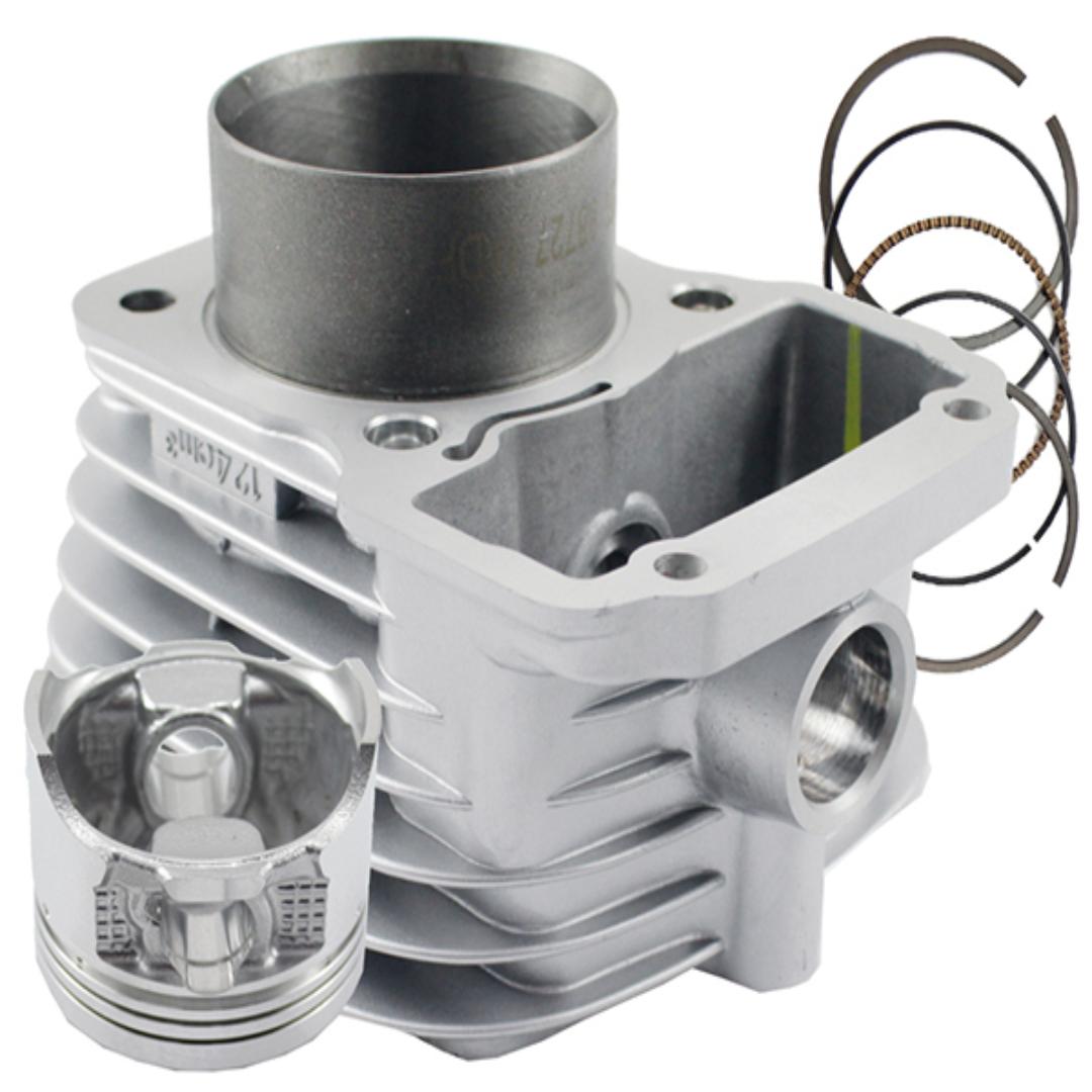 KIT CILINDRO MOTOR C/PISTAO C/ANEIS TITAN125 02/08
