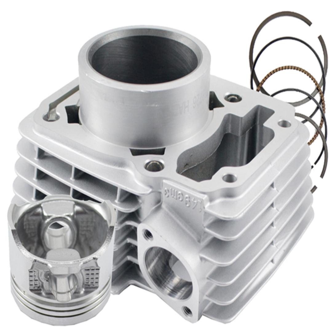 KIT CILINDRO MOTOR C/PISTAO C/ANEIS TITAN150/NXR150 BROS