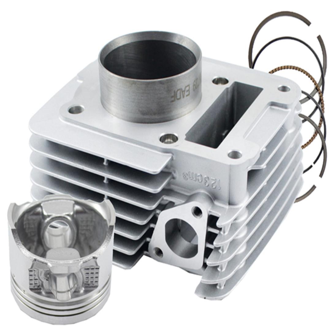 KIT CILINDRO MOTOR C/PISTAO C/ANEIS YBR125/YBR125 FACTOR/XTZ125